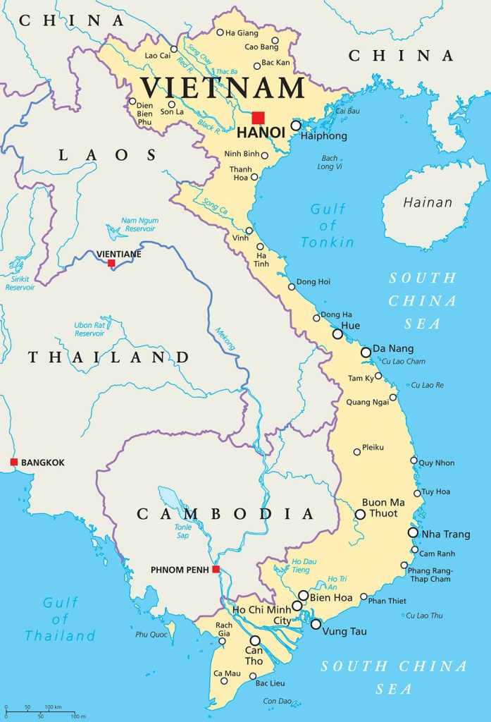 Vietnam Map